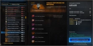 SET LENDARIO DESTREZA - DEVALOKA - New World