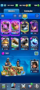 Conta Clash royale |entrega automatica|Trofeus 4700- 2 Evo -