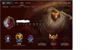 Conta gold IV / borda gold / 83 campeões + aprx 20 skins - League of Legends LOL