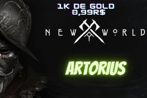 1K de Gold - 0,99R$ - Artorius - New World