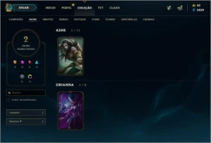 Conta lvl 26 - League of Legends LOL