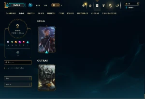 Mestre com 45 Champs e 2 Skins - League of Legends LOL