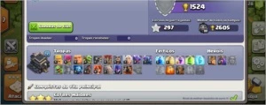 Clash of clans C9 NO COMEÇO rei 10 rainha 12 828 gemas