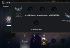 Prata 3 com 45 Champs e 48 Skins ( MAIN ADC )