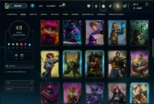 Prata 3 com 45 Champs e 48 Skins ( MAIN ADC ) - League of Legends LOL