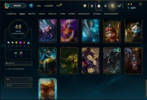 Prata 3 com 45 Champs e 48 Skins ( MAIN ADC ) - League of Legends LOL