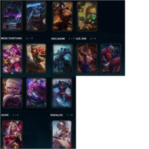 CONTA LOL MD 10 Skins TOP PROMOÇÃO 53 CAMPEÕES - League of Legends