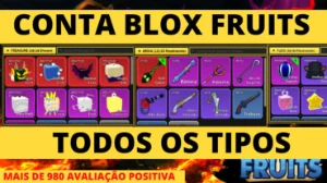 Conta Blox FRUITS Leia a descrição - Roblox