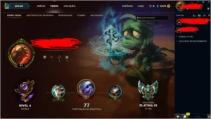 SMURF PLATINA 3 MMR ALTO - League of Legends LOL