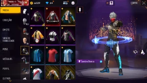 Conta De free fire muito gemada