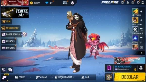 Conta De free fire muito gemada