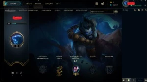 CONTA SMURF NV 25 COM SKIN DO UDYR ULTIMATE  E 4 SKINS - League of Legends LOL