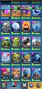 Conta clash royale NV 12 quase 13  com 5332 troféus