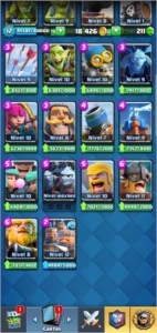 Conta clash royale NV 12 quase 13  com 5332 troféus