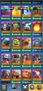 Conta clash royale NV 12 quase 13  com 5332 troféus