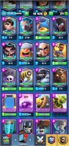 Conta clash royale NV 12 quase 13  com 5332 troféus