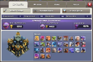 Centro de Vila 17 CV 17 - Clash of Clans