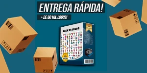 Descrição Pack Com Mais De 66 Mil Logos Editáveis - Entrega - Digital Services