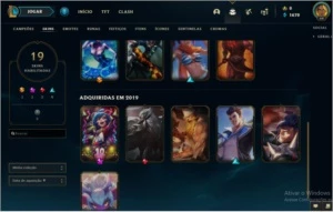 Vendo Smurf MD10 zerado e 48 champs,19 skins boas - League of Legends LOL