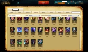 Conta league of legends - Platina 5 - 35 champs - +3skins LOL
