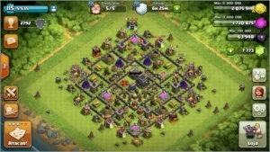 CONTA COC CV 9 QUASE FULL + CONTA ROYALE + CLAN COC NV 8 - Clash of Clans