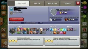 CONTA COC CV 9 QUASE FULL + CONTA ROYALE + CLAN COC NV 8 - Clash of Clans