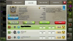 CONTA COC CV 9 QUASE FULL + CONTA ROYALE + CLAN COC NV 8 - Clash of Clans