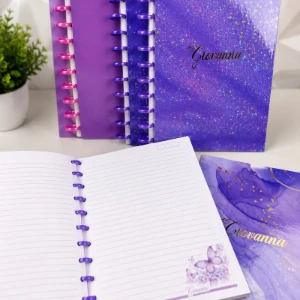 Caderno de disco universitário 96 folhas