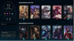 conta mestre - League of Legends LOL