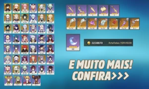 40 Pers. - 15T5 - 14Nv90 - 7Armas T5 - Mts Recursos - Genshin Impact
