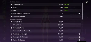 40 Pers. - 15T5 - 14Nv90 - 7Armas T5 - Mts Recursos - Genshin Impact