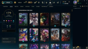 Conta LOL (DIAMANTE 4 + 179 SKINS) + Valorant - League of Legends