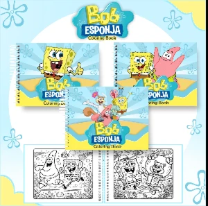 Arquivo Digital Livro de Colorir Bob Esponja