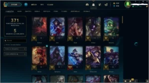 Conta no League of Legends Platina 1/ 99 Champions/ 44 Skins LOL