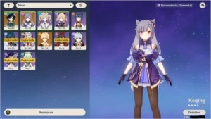 AR38, KEQING 2*, VENTI, FISCHL 5*, XIANLING 4* - Genshin Impact