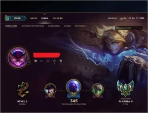 Conta League of Legends - Platina 2 (3) LOL