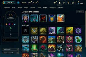 CONTA LOL DIAMANTE IV - 64% WR - League of Legends