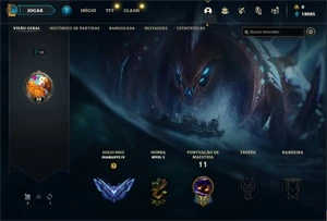 CONTA LOL DIAMANTE IV - 64% WR - League of Legends