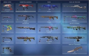 Conta Valorant com MUITAS SKINS Imortal em outros atos