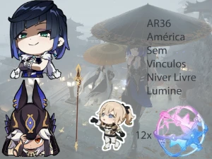 AR36 - Yelan + Cyno com Prismatica + Jean + 12 tiros - Genshin Impact