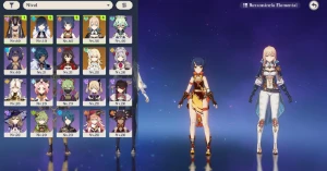 AR36 - Yelan + Cyno com Prismatica + Jean + 12 tiros - Genshin Impact