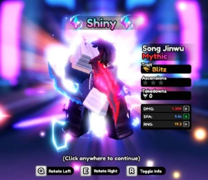 Anime Vanguards Igris shiny com ethereal - Roblox