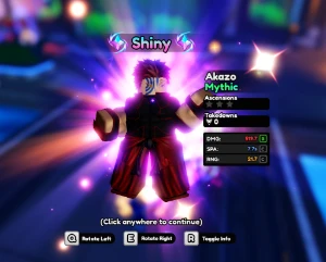 Anime Vanguards Igris shiny com ethereal - Roblox