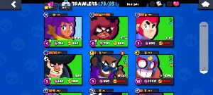 Conta de brawl stars