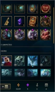CONTA MESTRE - League of Legends LOL