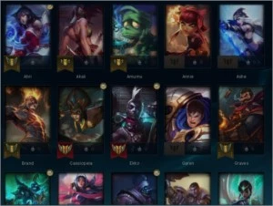 CONTA MESTRE - League of Legends LOL