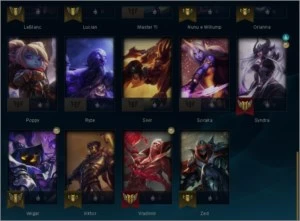 CONTA MESTRE - League of Legends LOL