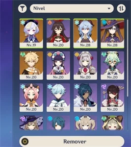AR 25 Ganyu + Qiqi C1 + Mona + Destinos entrelaçados - Genshin Impact
