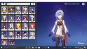 AR40 - Ganyu, Mona e Harpa Celestial. 49 resinas! - Genshin Impact