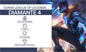 CONTA LEAGUE OF LEGENDS |DIAMANTE 4 • 26 CAMPEÕES • HIGH MMR LOL
